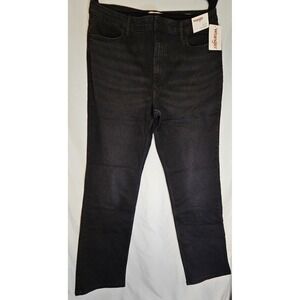 NWT Wrangler Womens High Rise True Straight Leg Cowgirl Horse Riding 18x32 Black